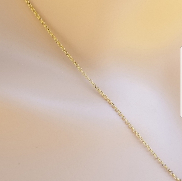 GOLD OVER STERLING SILVER SKIPPYDIGGY "LOVE"  DESIGNER INSPIRED NECKLACE - Picture 4 of 6